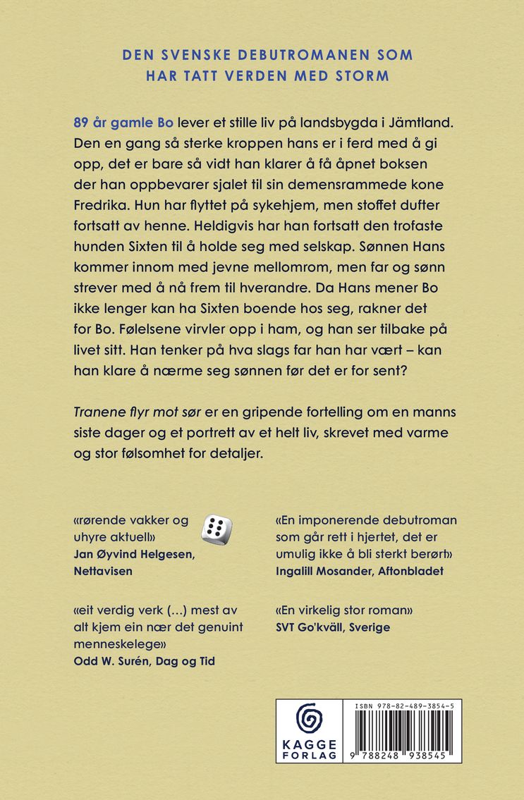 Tranene flyr mot sør