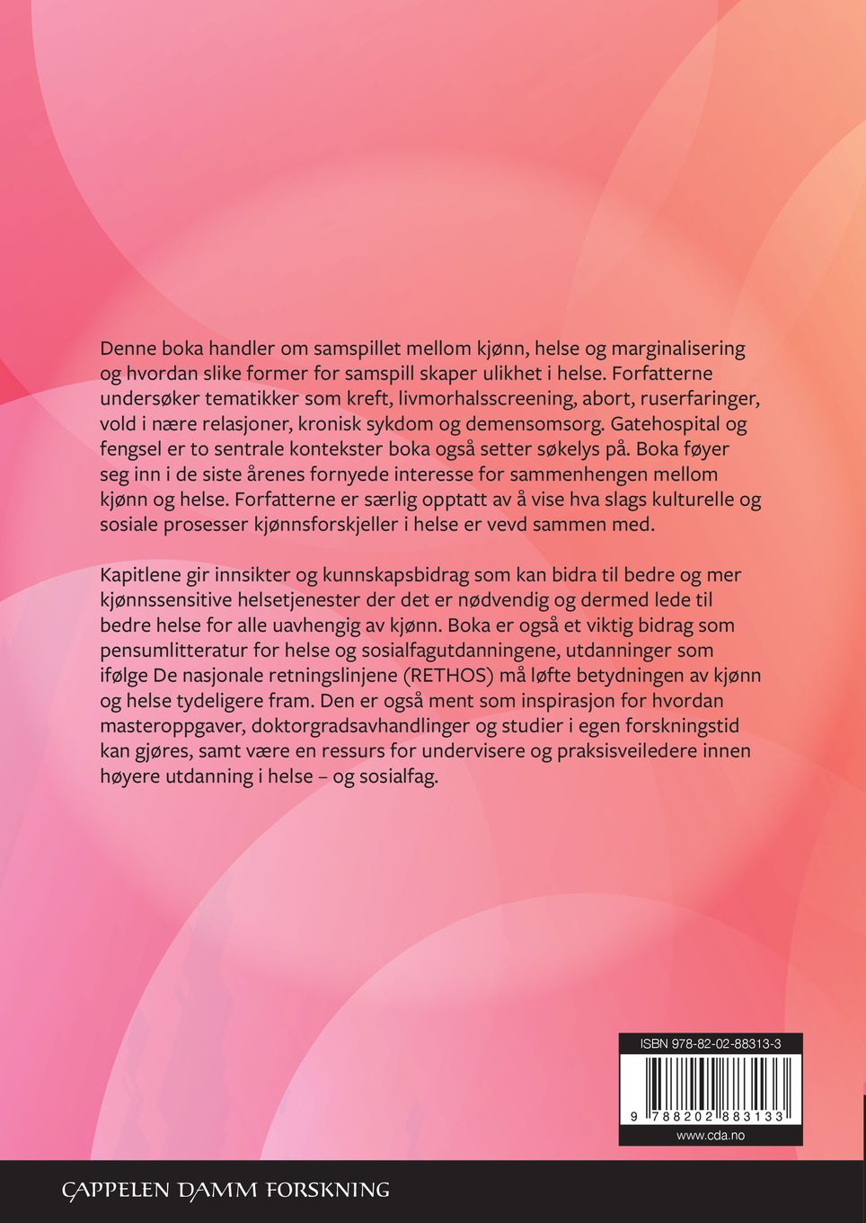 Kjønn, helse og marginalisering