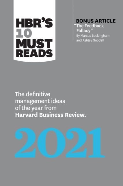 HBR'S 10 must reads 2021