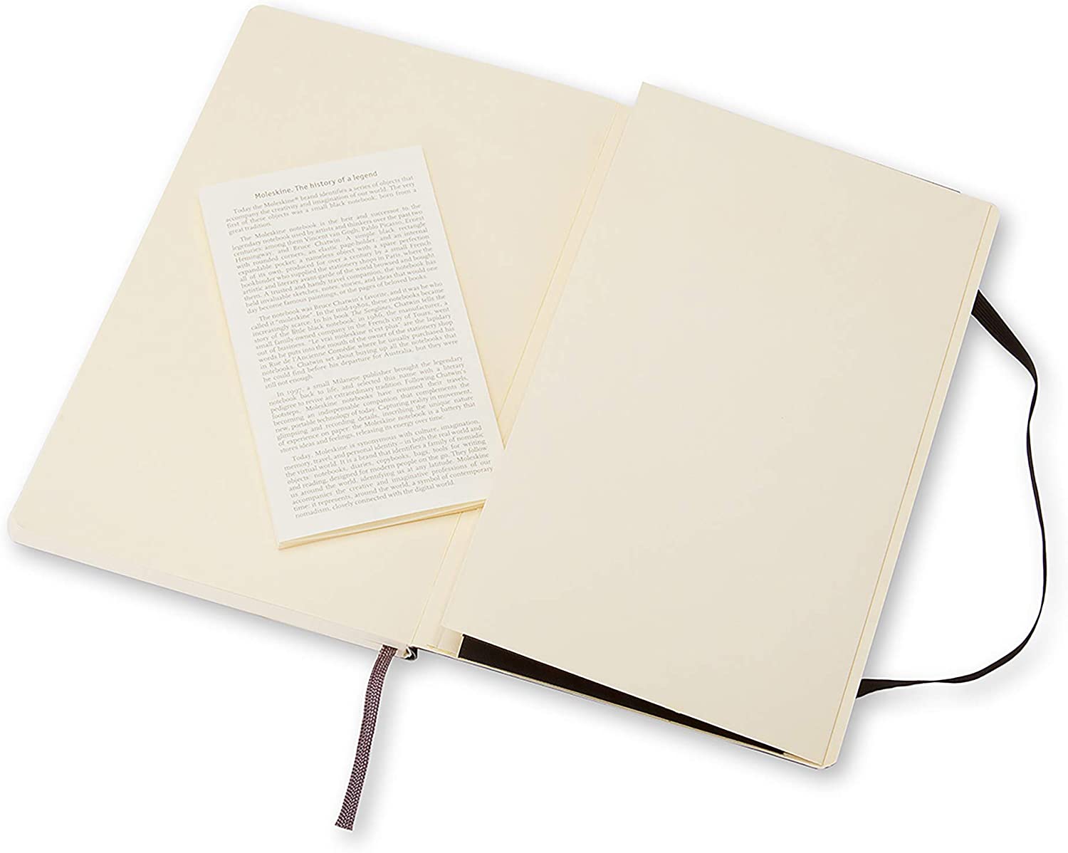 Moleskine Notatbok Myk Blank Sort L