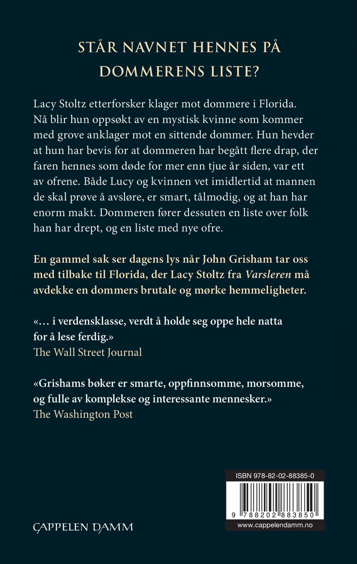 Dommerens liste