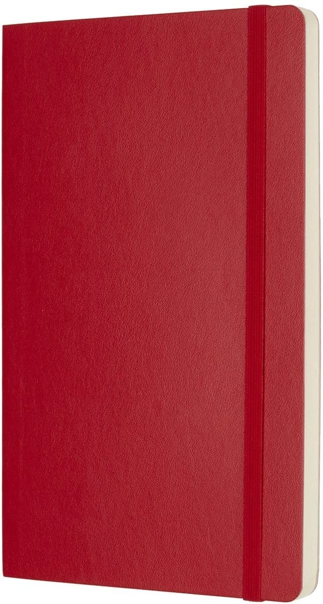 Moleskine Notatbok Ulinjert Rød Myk Large