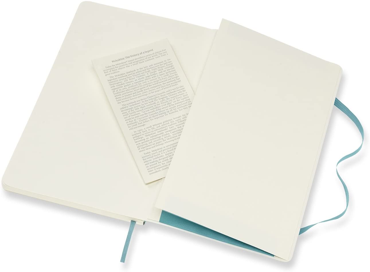 Moleskine Reef Blue Notebook Large Plain Soft