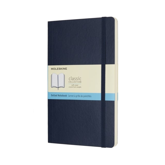 Moleskine Notatb L Dot Saph Bl Soft