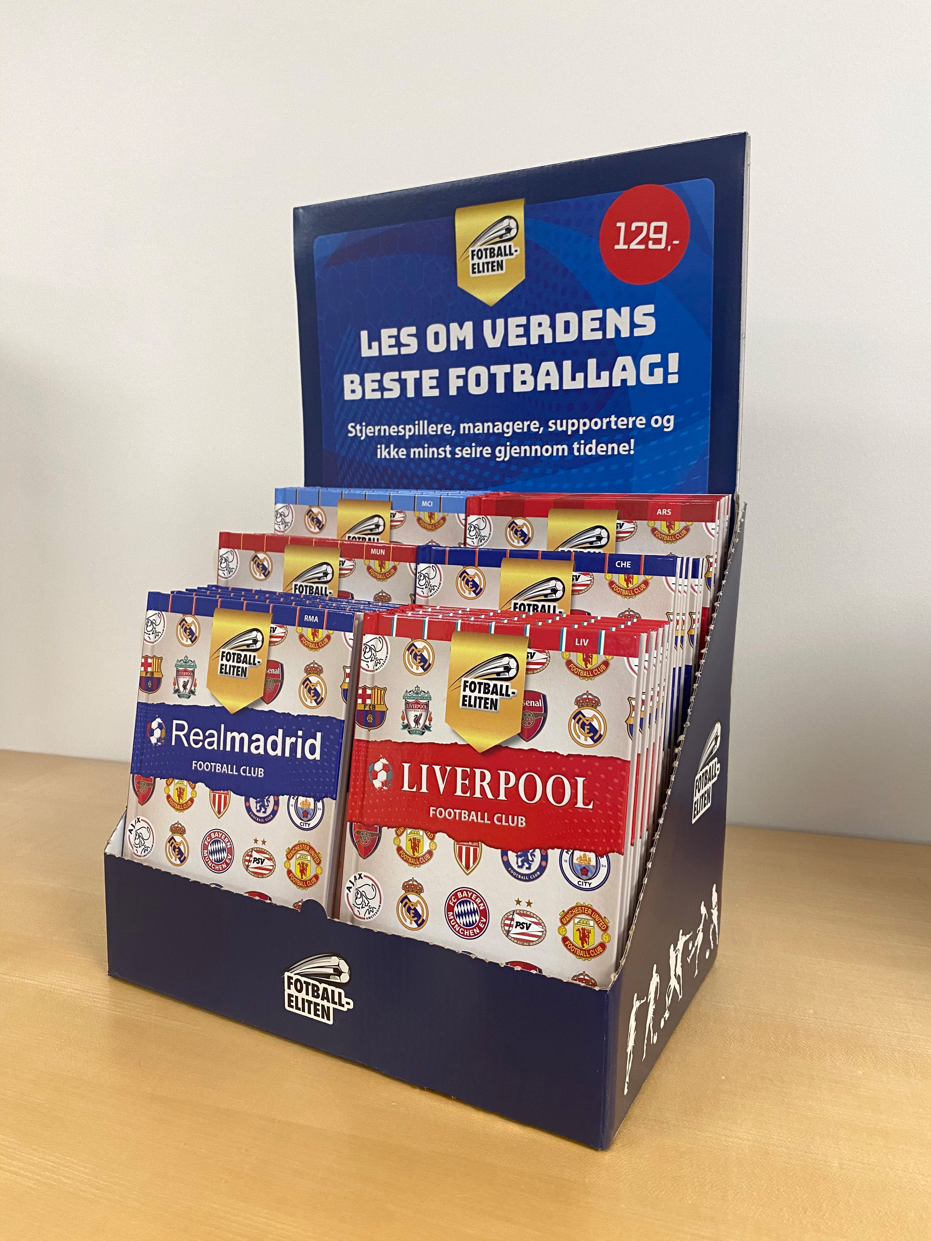 Pakketilbud fotballbøker med d
