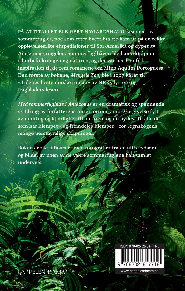 Med sommerfuglhåv i Amazonas