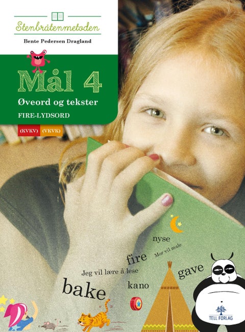 Mål 4 - øveord og tekster : fire-lydsord, (kvkv/vkvk)