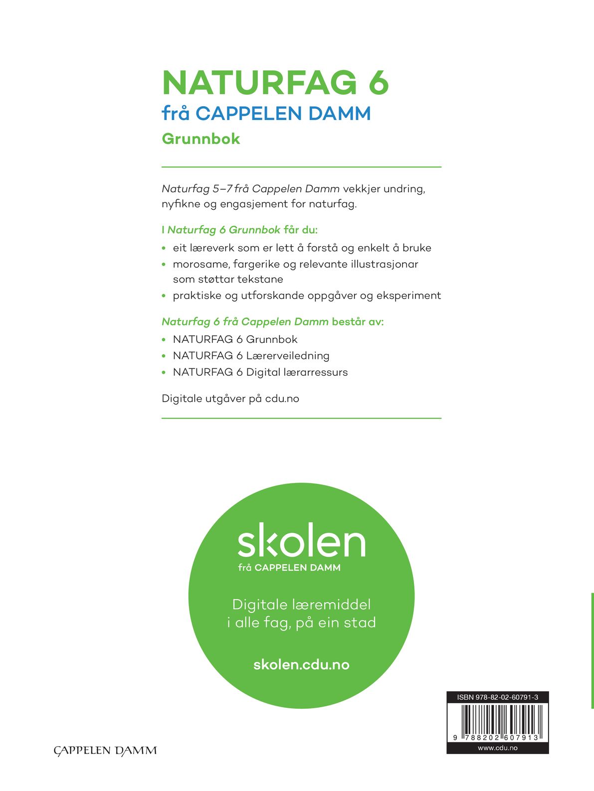 Naturfag 6 frå Cappelen Damm
