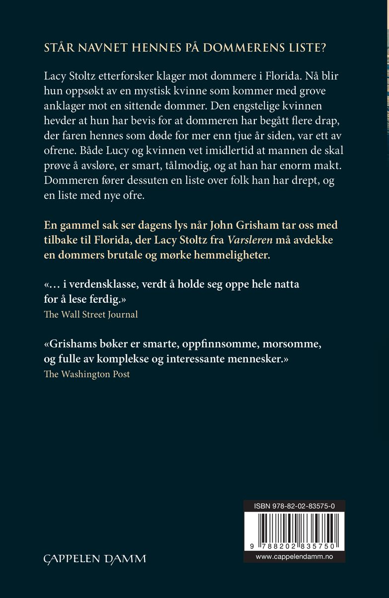 Dommerens liste
