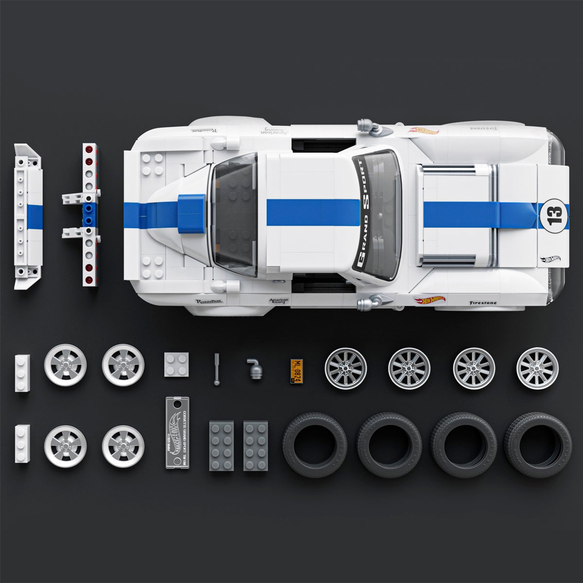 Hot Wheels Brick Shop Elite Series Corvette Sport