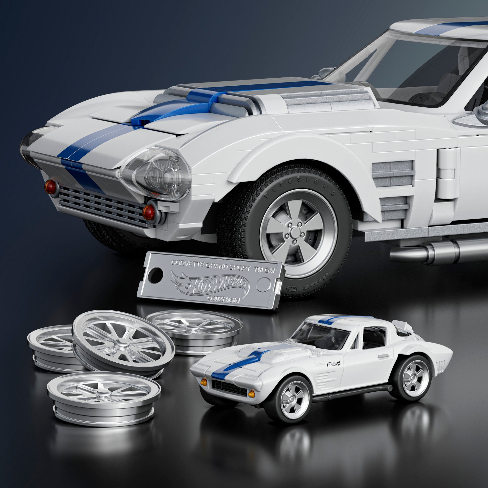 Hot Wheels Brick Shop Elite Series Corvette Sport