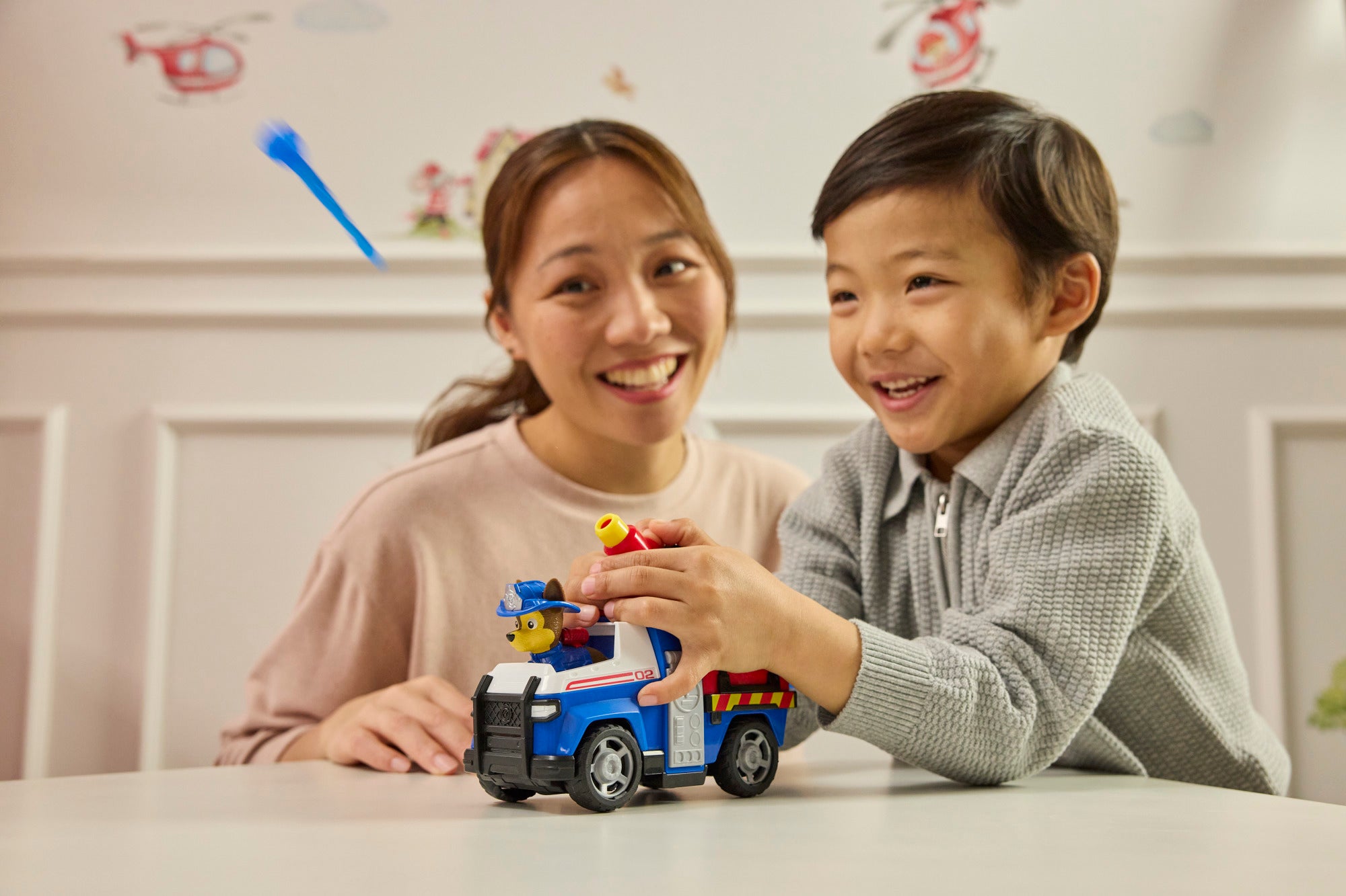 Paw Patrol Fire Rescue Vehicle Chase
