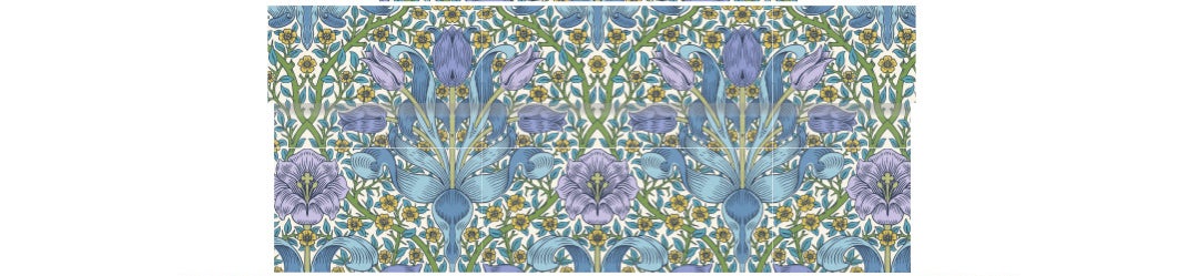 Gaveesker i sett W Morris Spring Thickett (3)