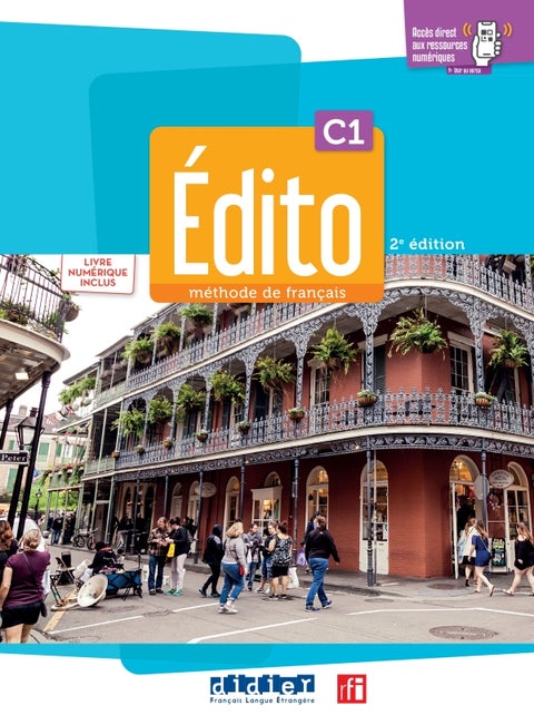 Édito C1 - édition 2022-2024 - Livre + cahier + numérique inclus