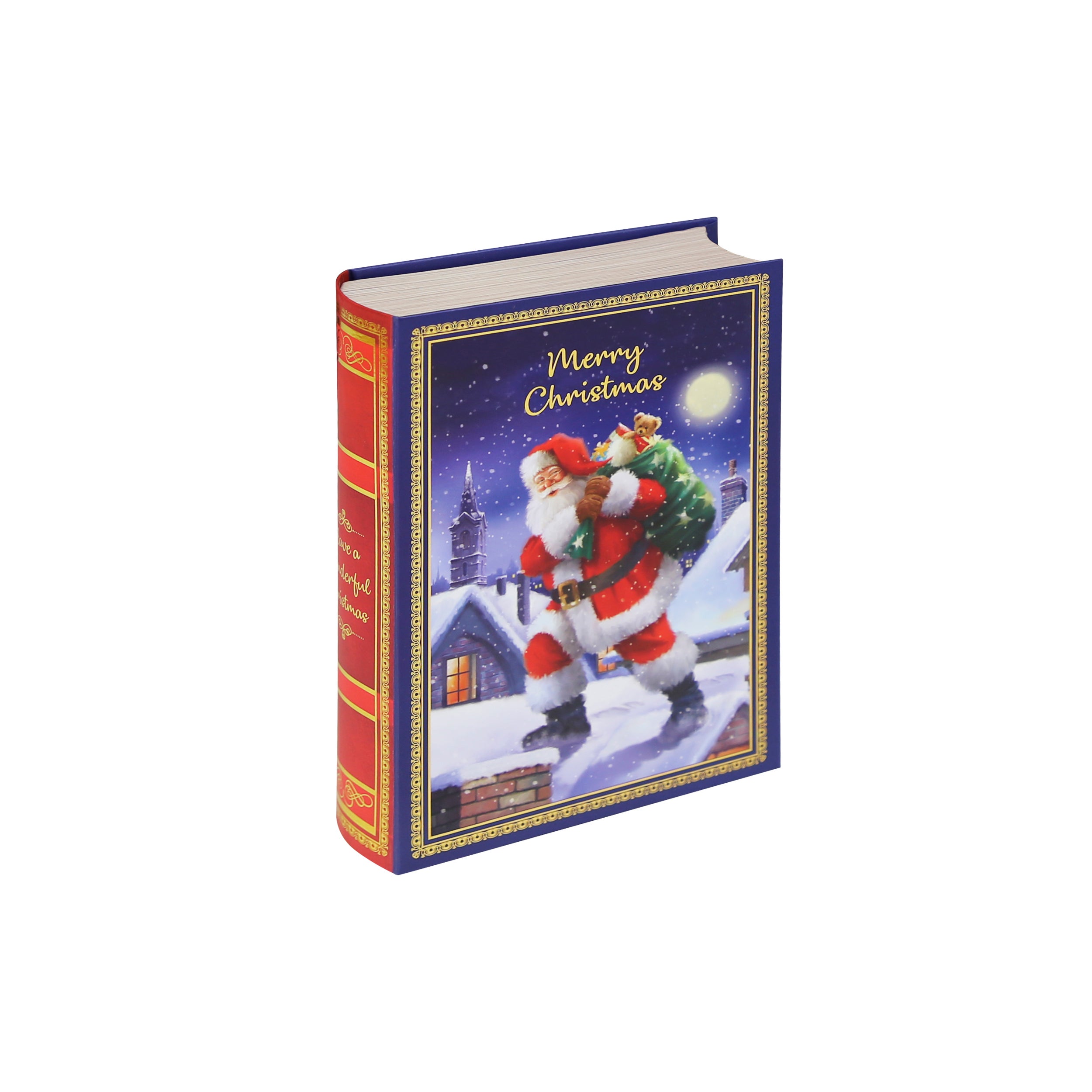 Gaveeske Bok Trad Santa Blå 1