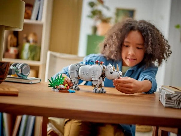 Lego Ville dyr Storslått nesehorn med fugler 31171