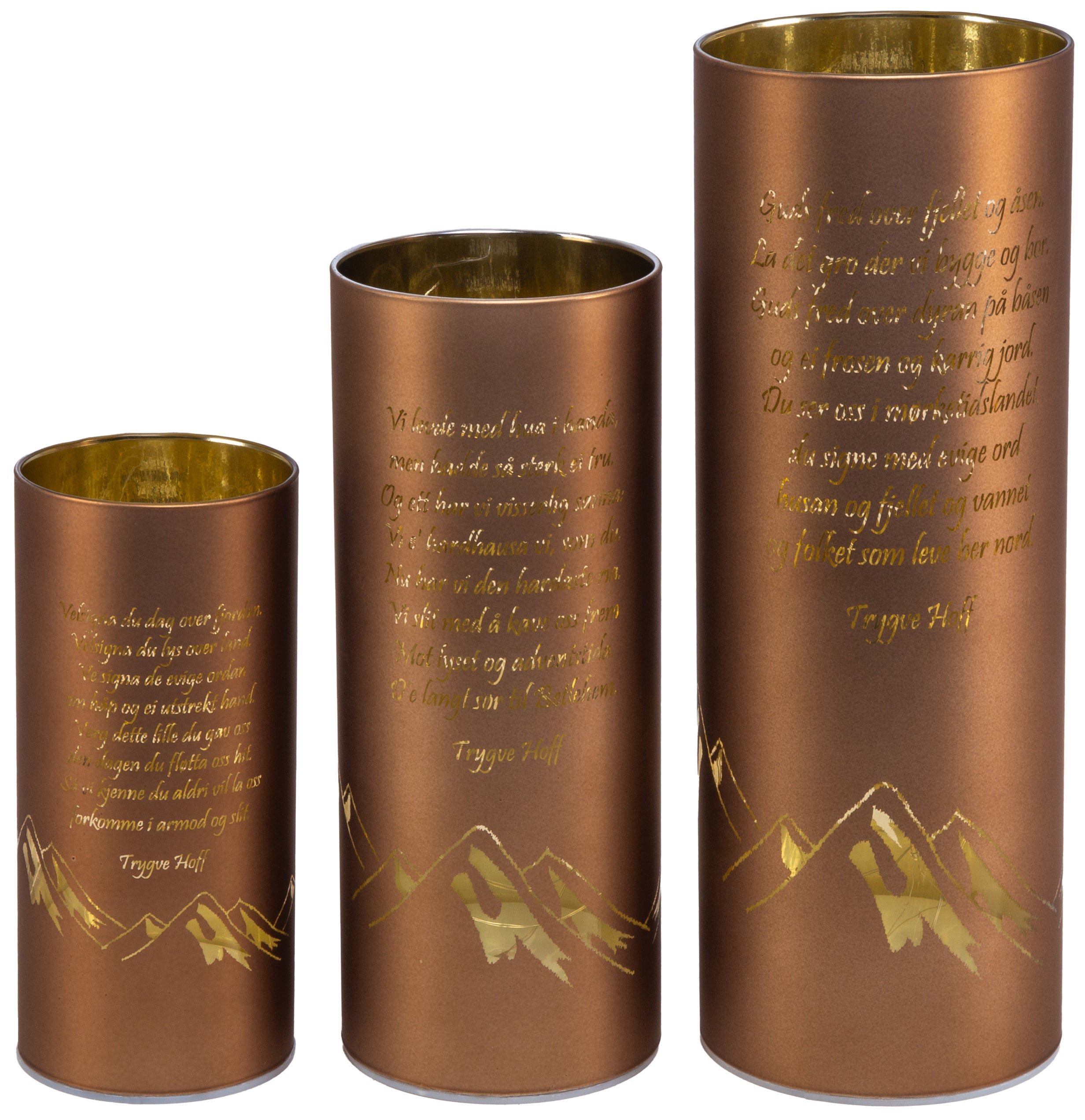 Lyslykt LED Nordnorsk Julesalme 1 Brun