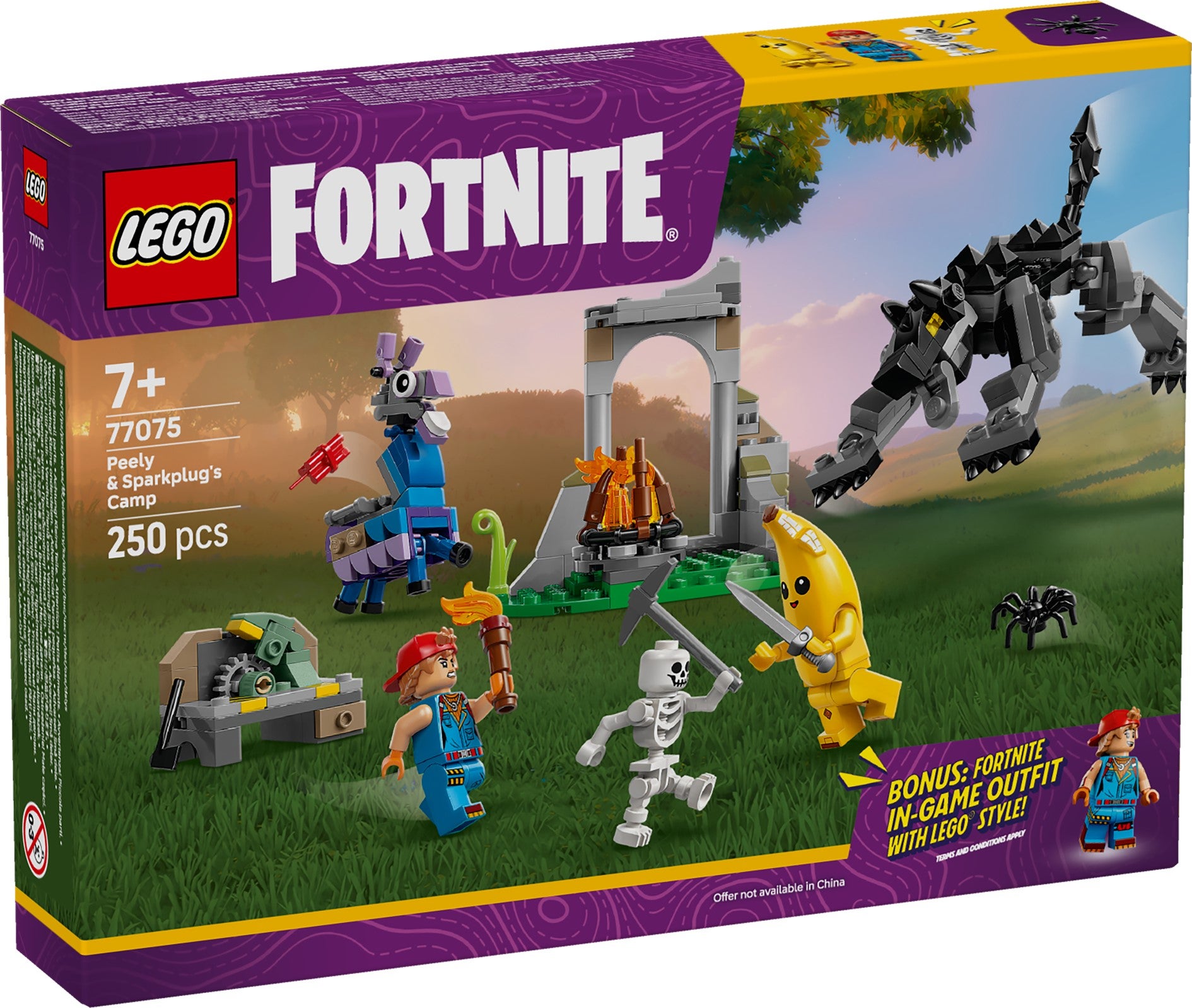 Lego Peely og Sparkplug slår leir på sletten 77075