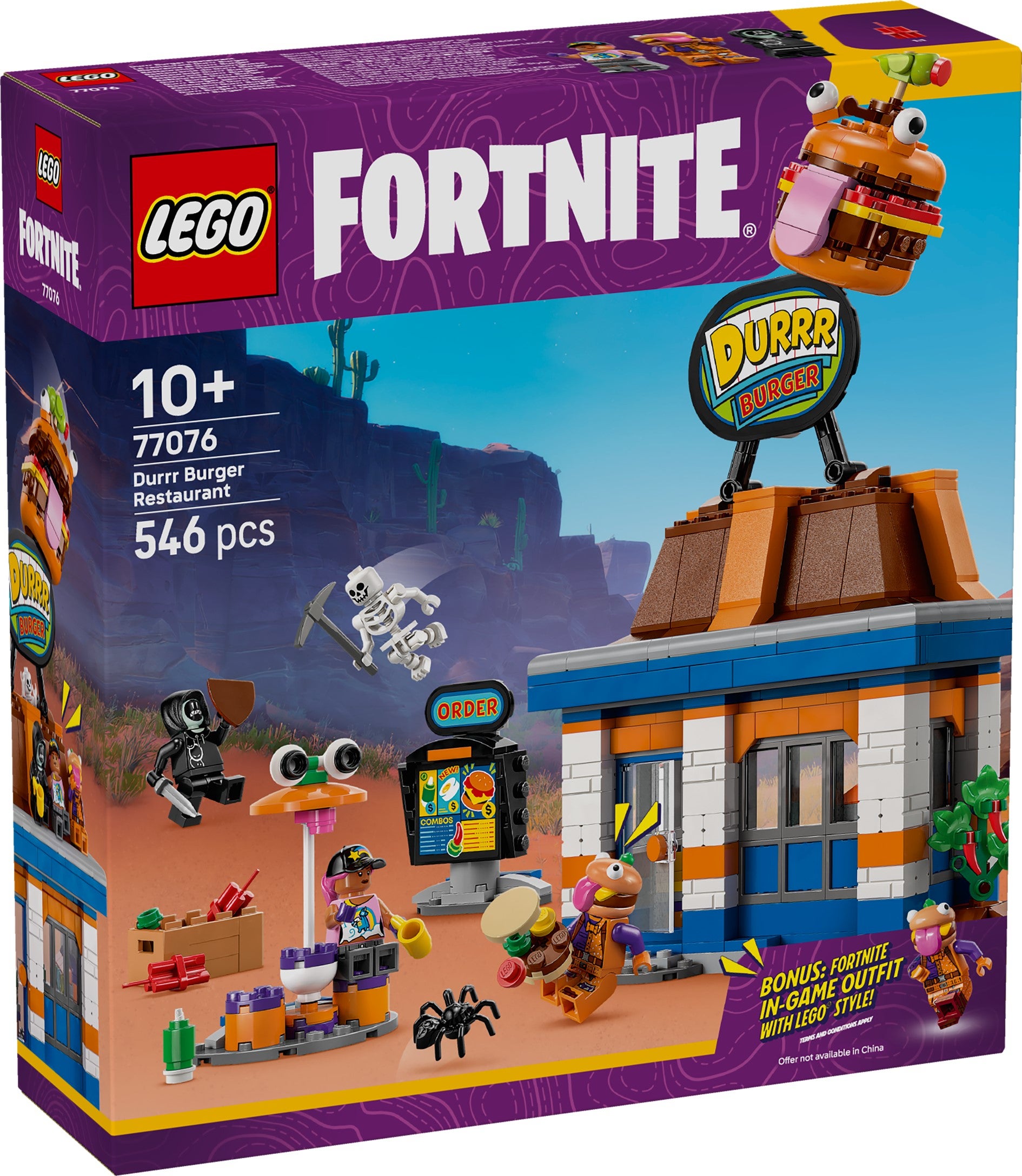 Lego Durrr burgerrestaurant 77076
