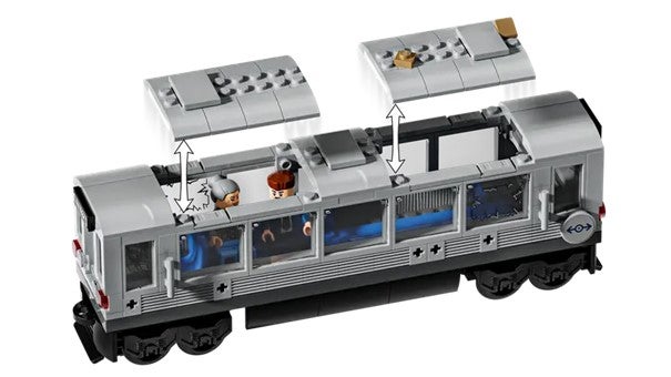 Lego Spider-Man mot Doc Ock: T-banescenen 76321