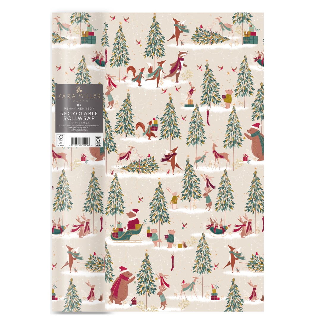 Gavepapir Sara Miller Woodland Tales