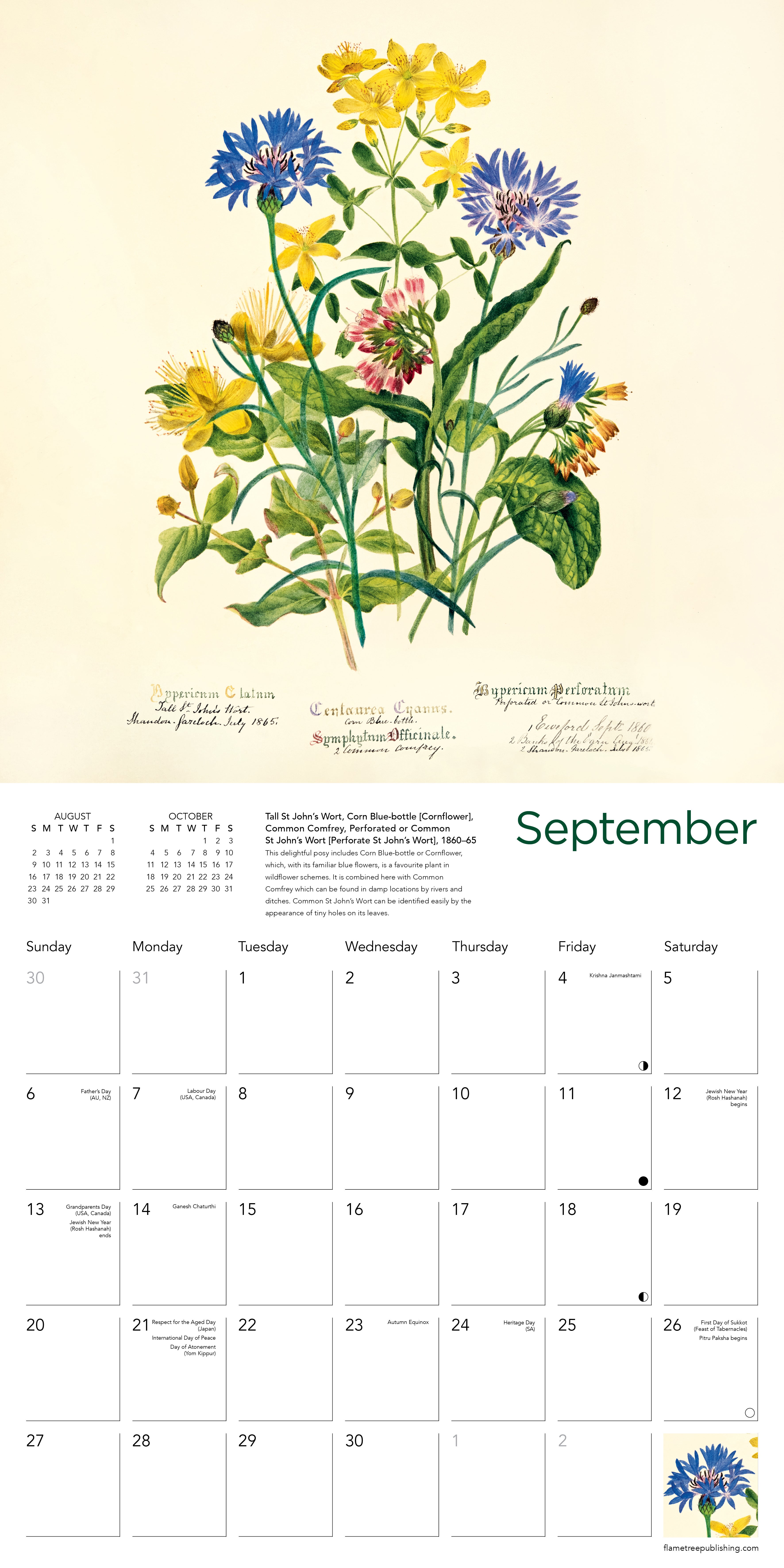 Kalender 2026 Royal Bot. Garden 30x30cm
