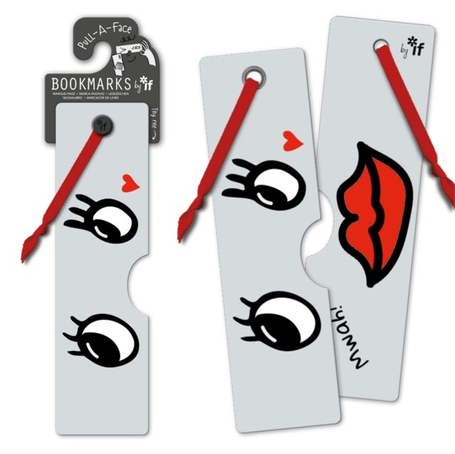 Pull - a - Face Bookmarks - Love