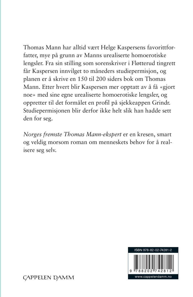 Norges fremste Thomas Mann-ekspert