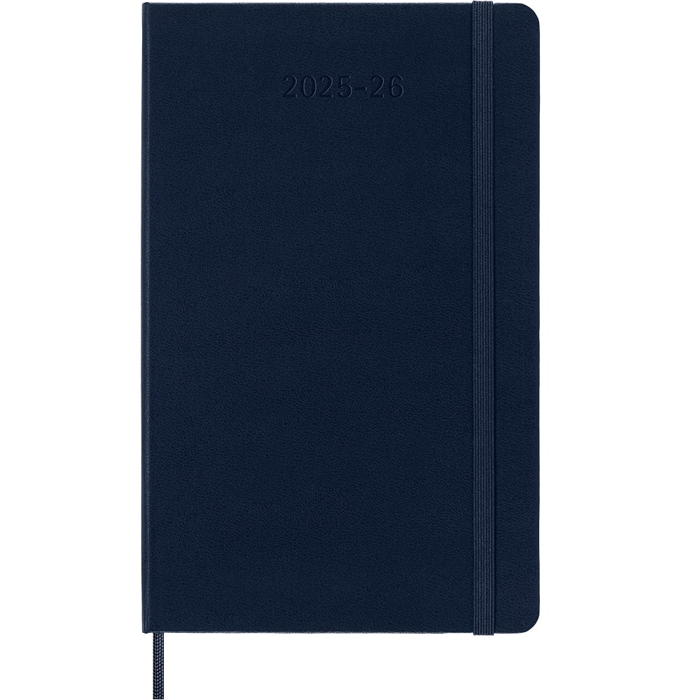 Kalender Moleskine 25/26 18M Hard Large Uke Blå