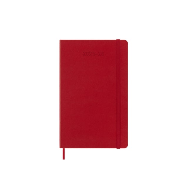 Kalender Moleskine 25/26 18M Hard L Uke Rød