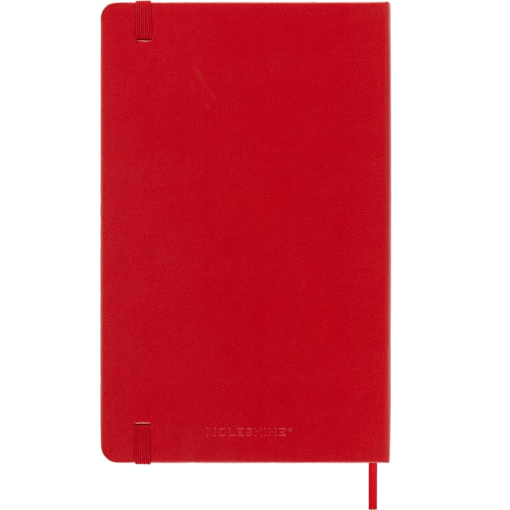 Kalender Moleskine 25/26 18M Hard L Uke Rød