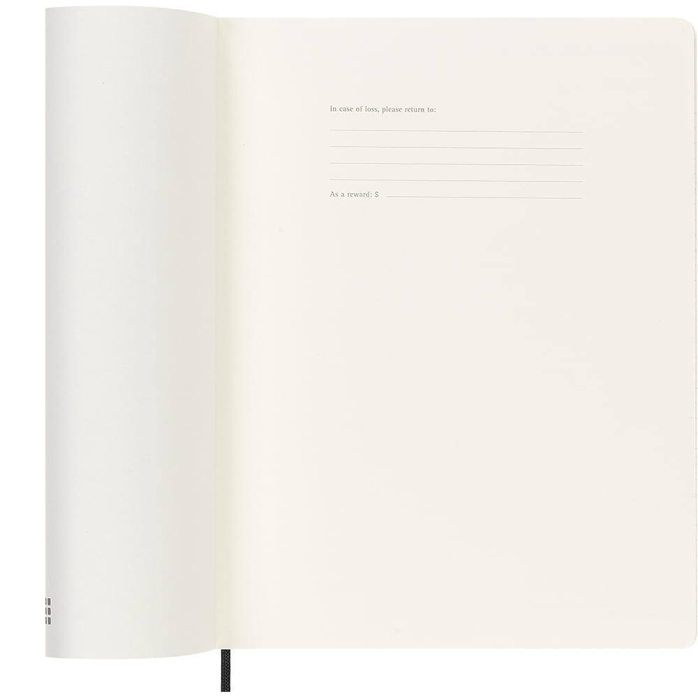 Kalender Moleskine 25/26 18M Soft XL Uke Sort