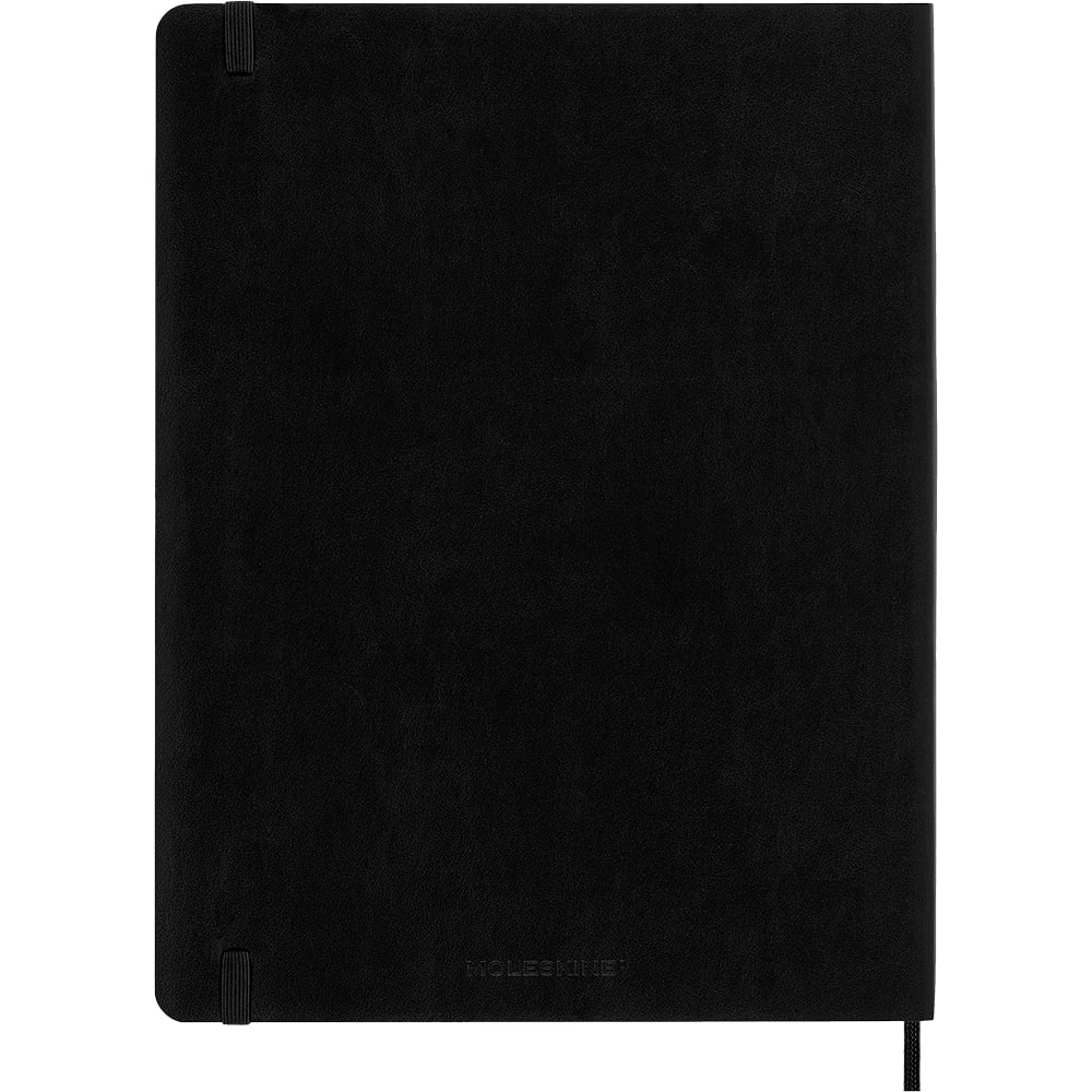 Kalender Moleskine 25/26 18M Soft XL Uke Sort