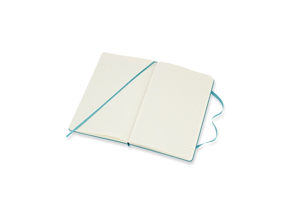Moleskine Notatbok Linjert Reef Blue Hard Large