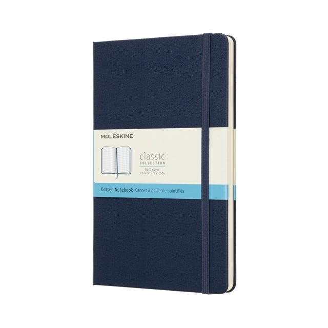 Notatbok Moleskine Large Prikker Blå Hard