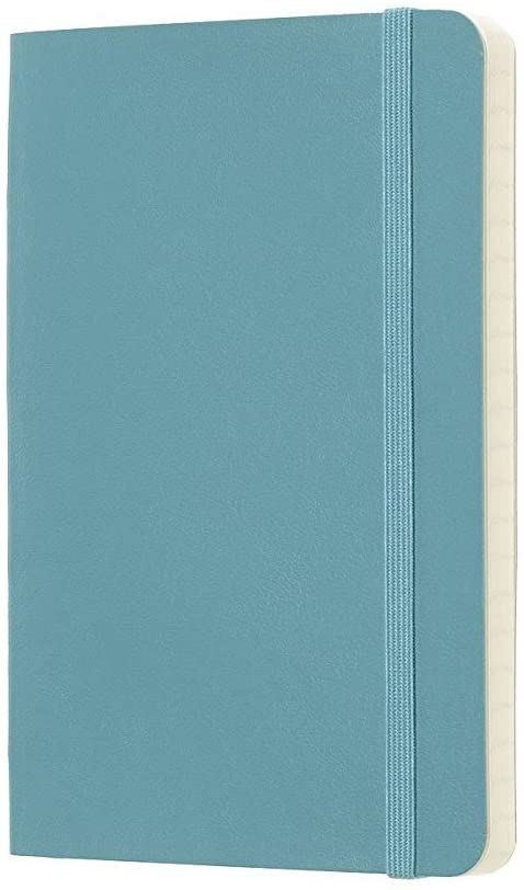 Moleskine Notatbok Linjert Reef Blue Soft Pocket