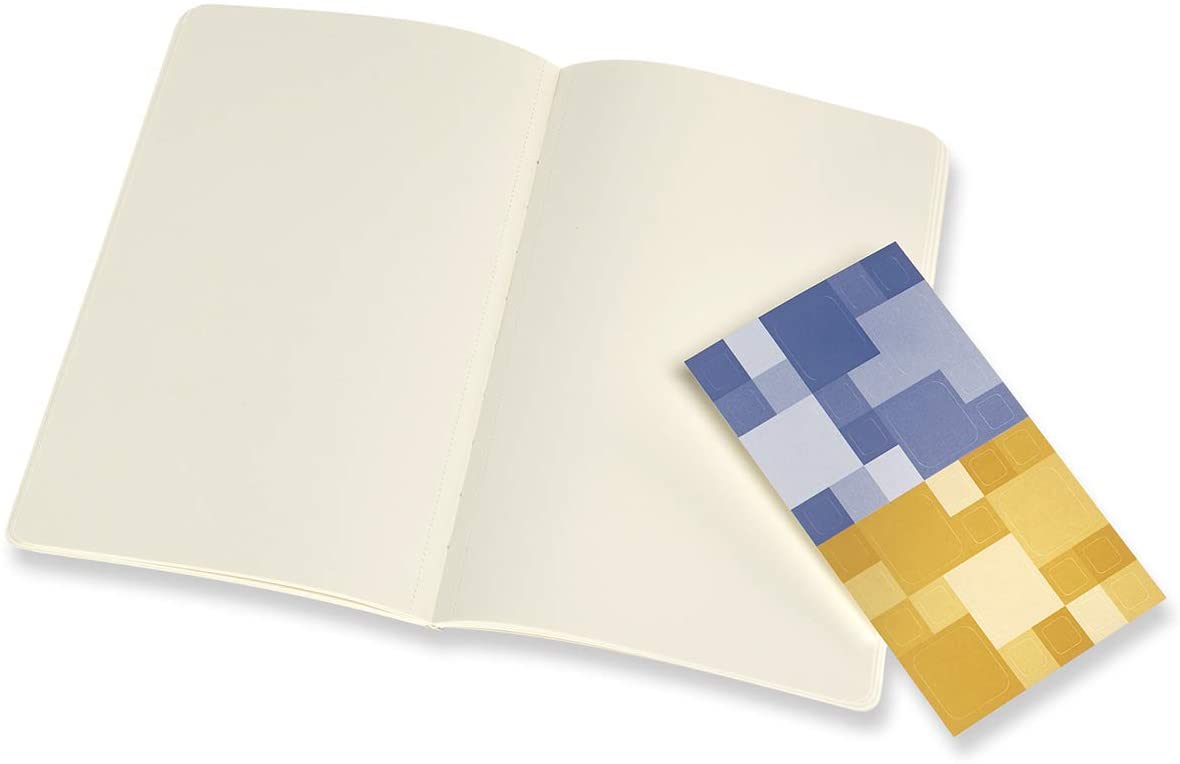 Notatbok Moleskine Volant Soft 2pk L - Blank FBlue