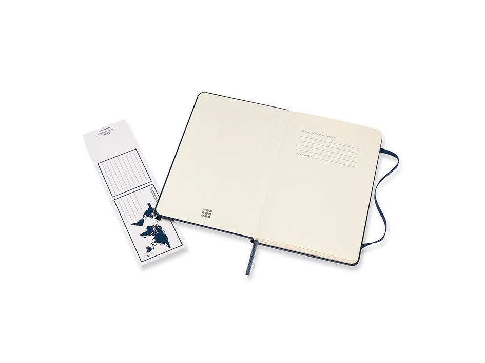 Moleskine Notatbok Linjert Sapphire Blå Hard Medium