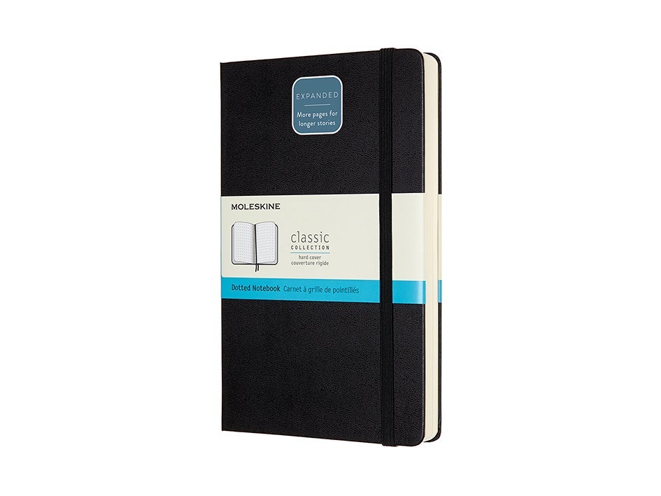 Moleskine Notatbok Exp Large Dot Black Hard