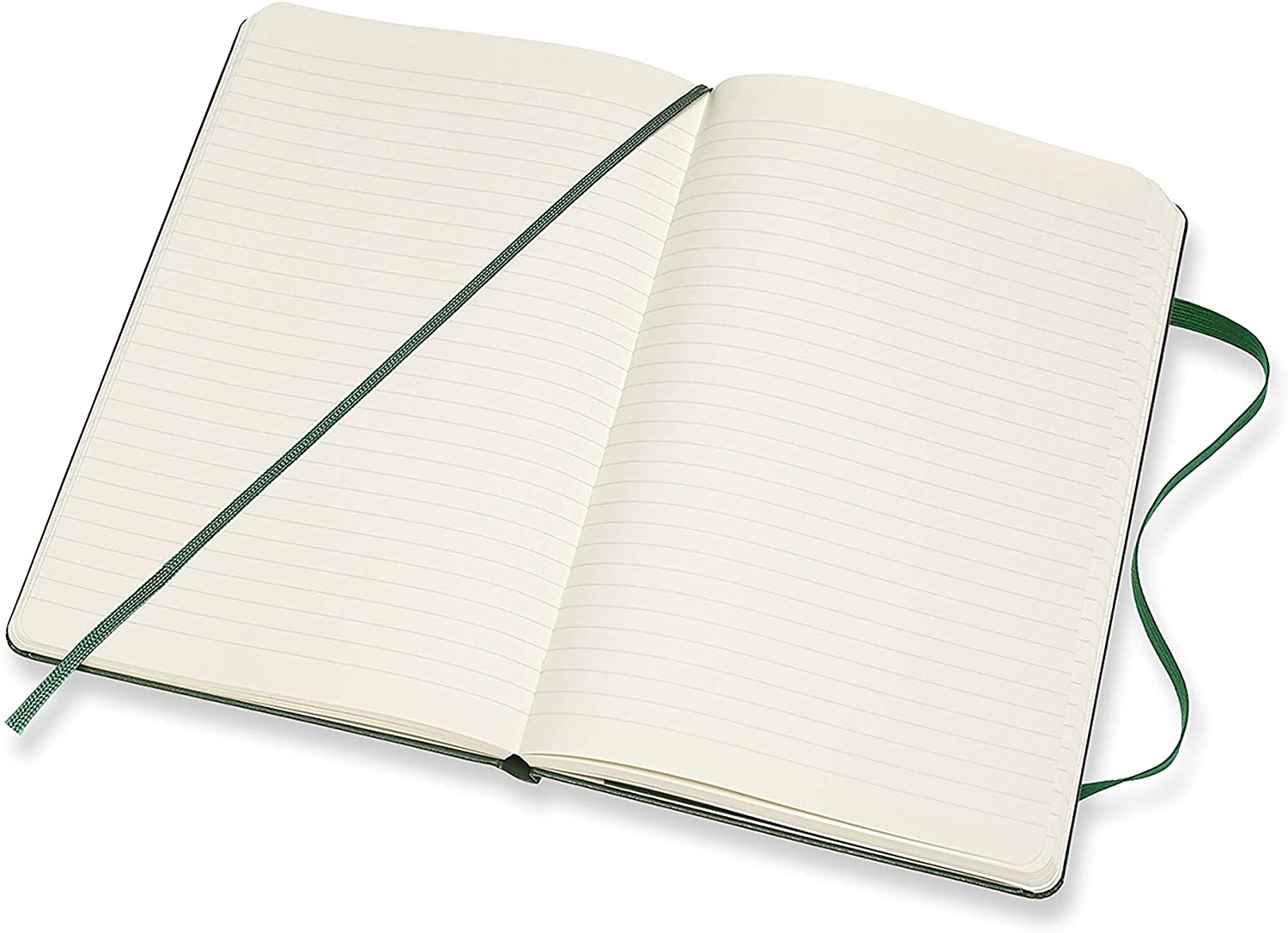Moleskine Notatbok Linjert Myrtle Green Hard Large