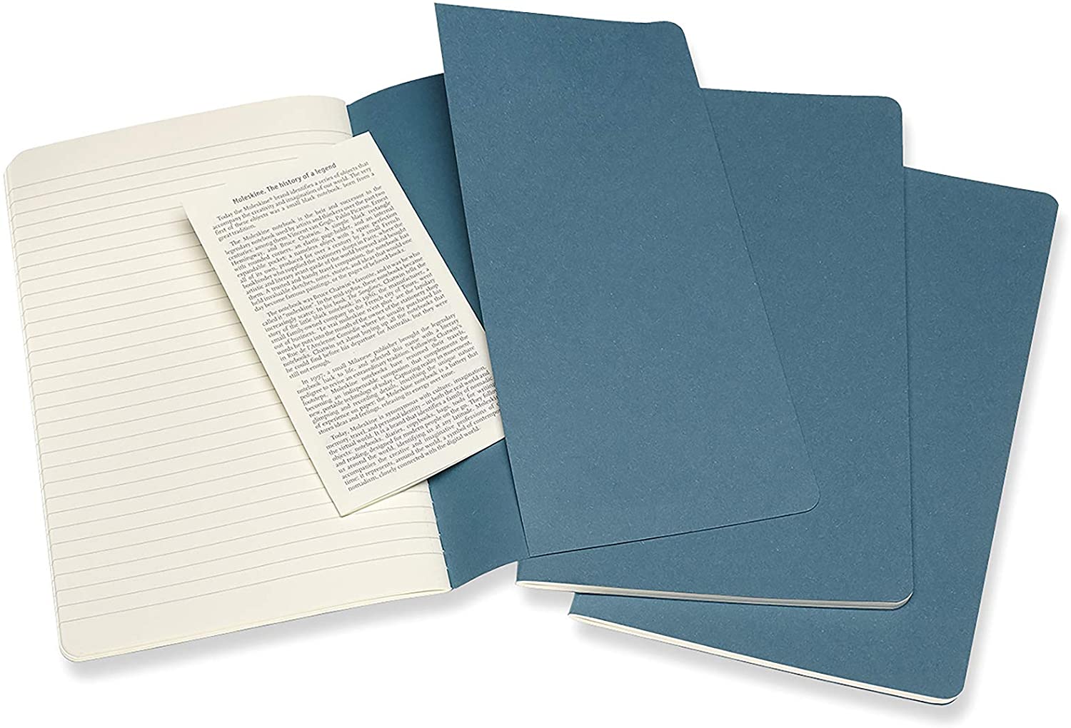 Moleskine Cahier Journals Linjert Brisk Blue Large (3)