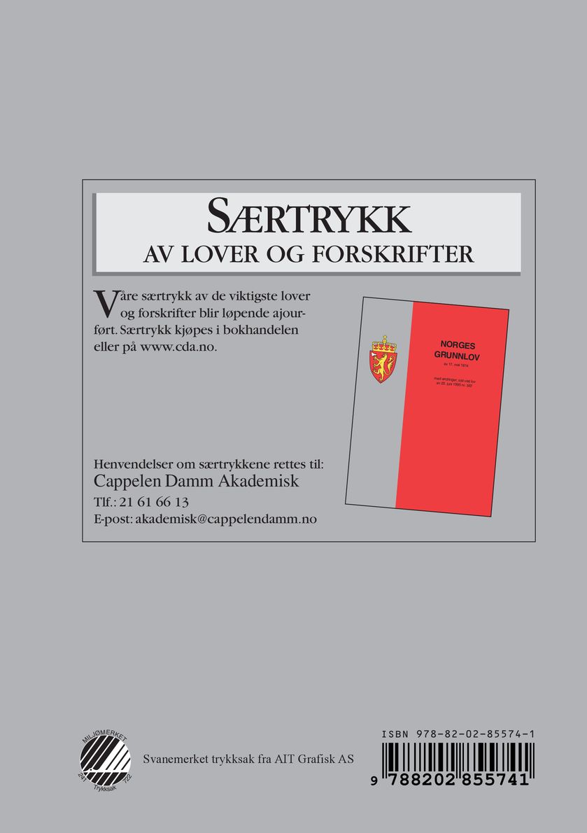 Arbeidsmiljøloven ; Ferieloven