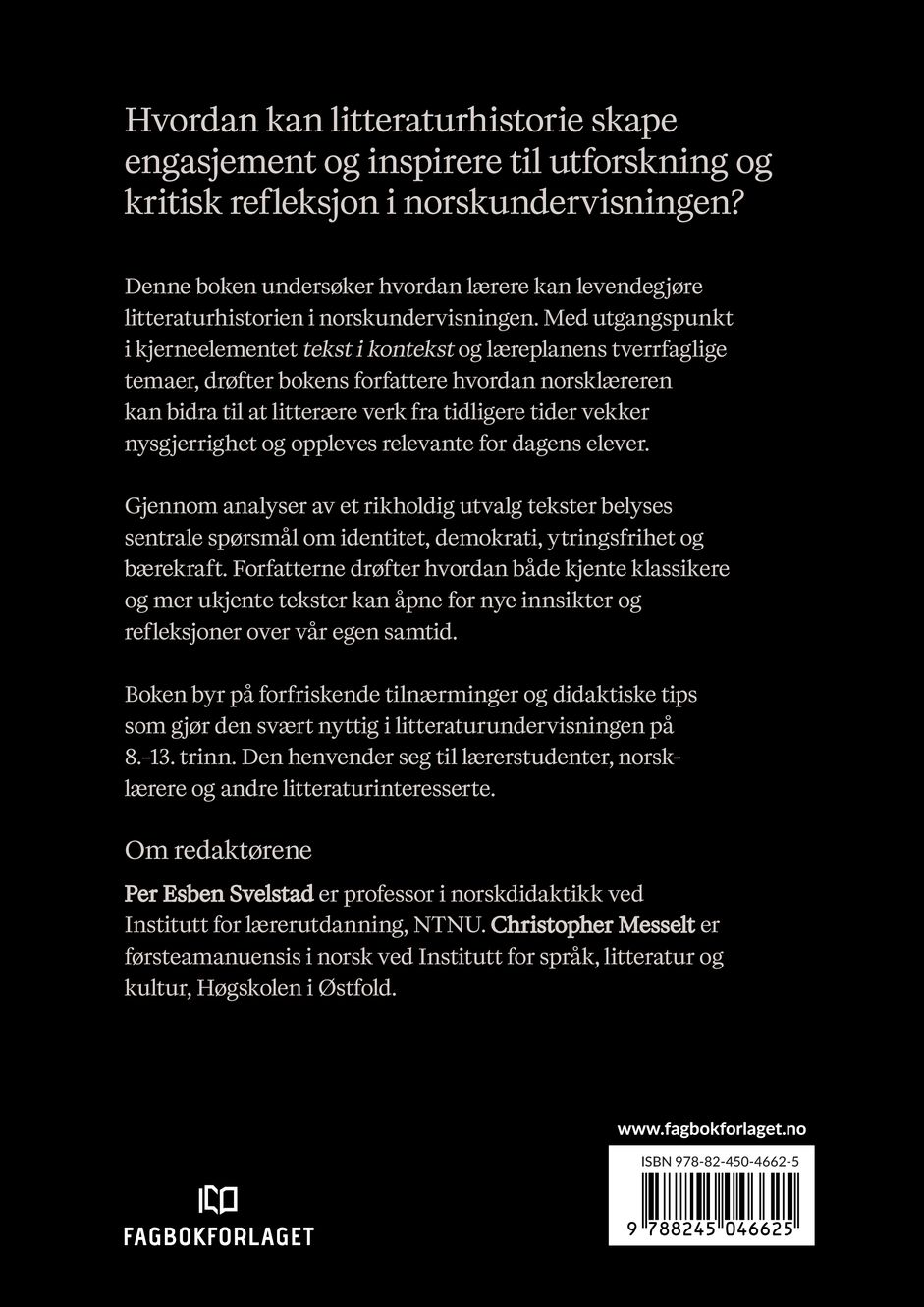 Litteraturhistorie i kontekst