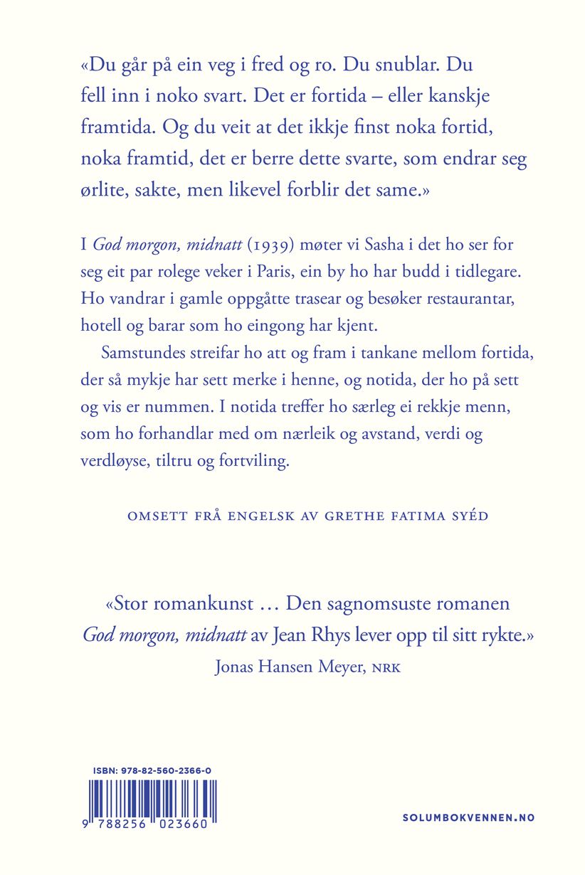 God morgon, midnatt