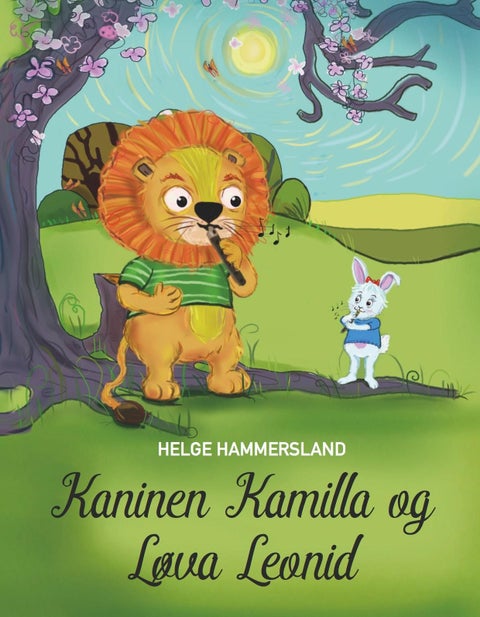 Kaninen Kamilla og Løva Leonid - løver lever ikkje i skogen, dei lever på savannene. Ikkje et dei gulrøter eller spelar fotball heller. Men i denne forteljinga kan det meste gå an
