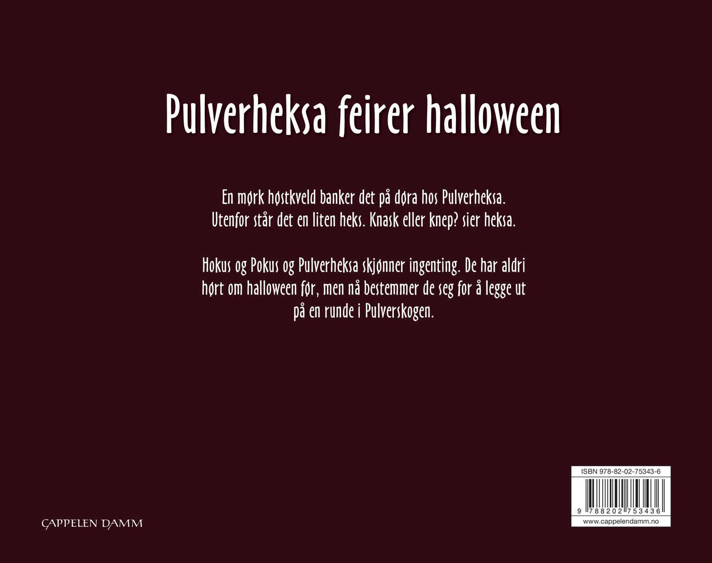 Pulverheksa feirer halloween