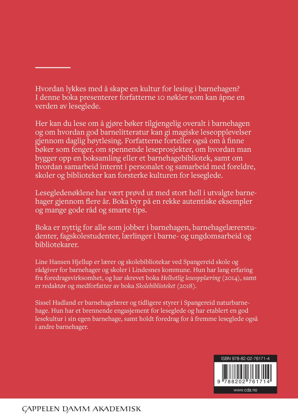 Leseglede i barnehagen