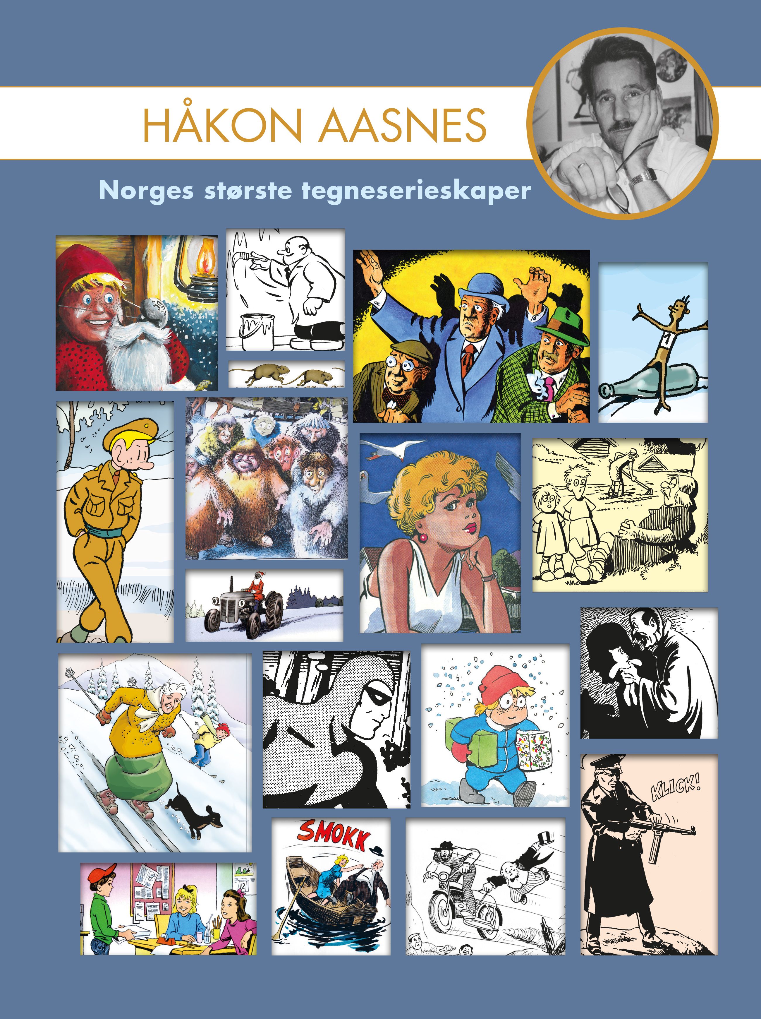 Håkon Aasnes 80 år - Norges største tegneserieskaper