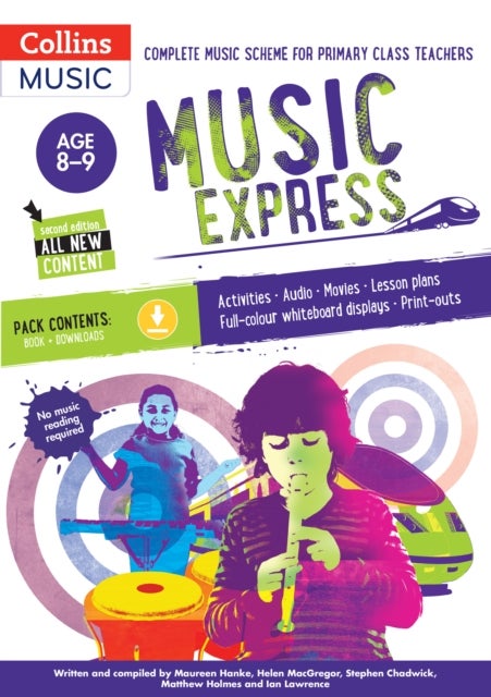 MUSIC EXPRESS: AGE 8-9 (PB+DL) - Complete Music Scheme for Primary Class Teachers