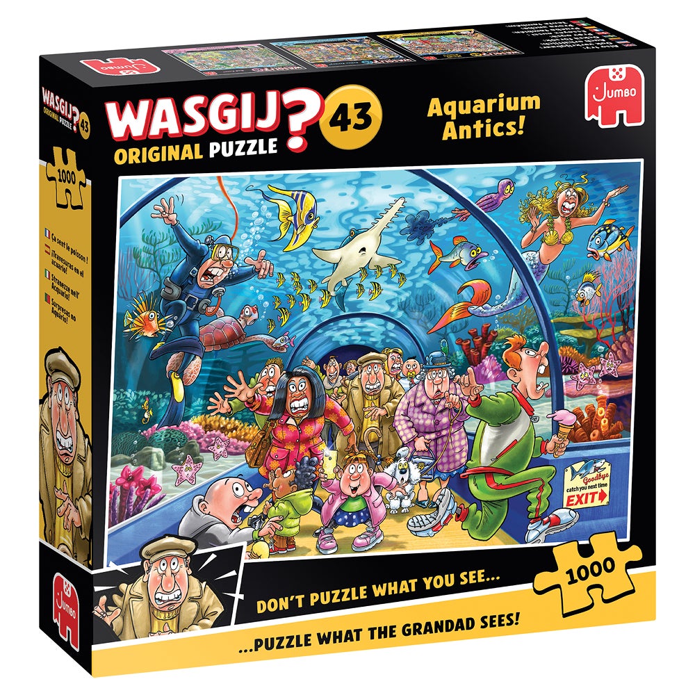 Puslespill 1000 Wasgij Aquarium Antics